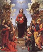 Piero di Cosimo Immaculate Conception and Six Saints oil painting on canvas